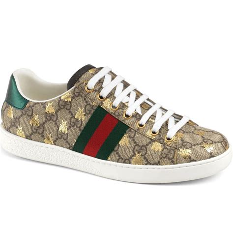 gucci ace sneakers big kids|gucci bee sneakers women's.